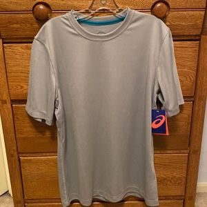 Asics Men’s S/S T-shirt Gray Size Medium